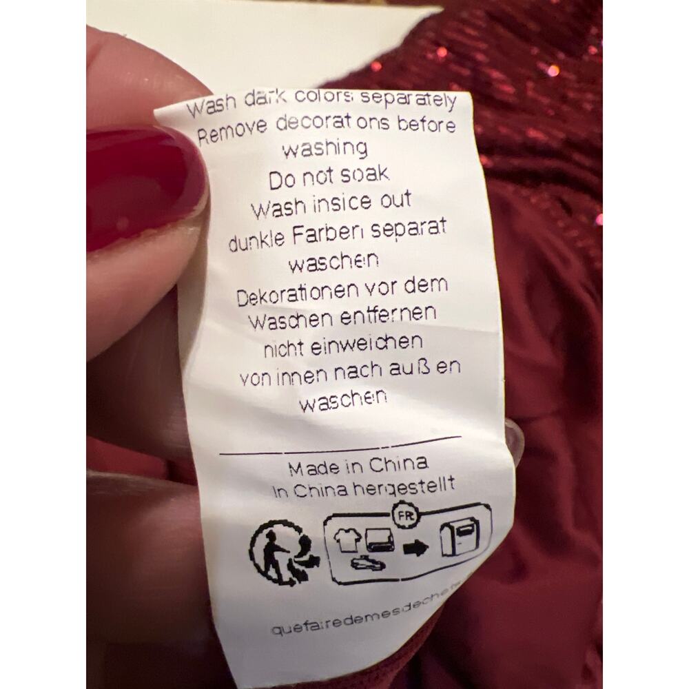 Grace Karin Sequin Glitter Off The Shoulder Cocktail Party Dress NWT Size XL - Picture 10 of 11